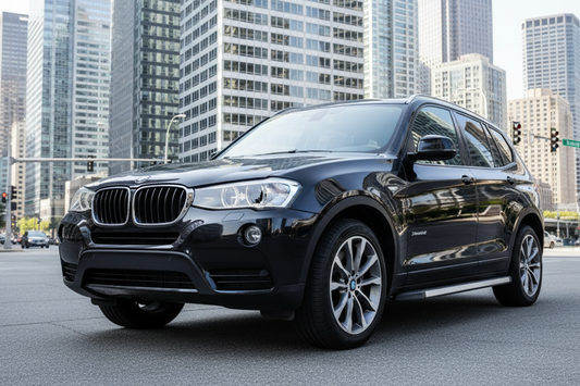 Side Steps Maya V1 (2 pcs, Aluminum) for BMW X3 F-25 2011-2018 - image 1