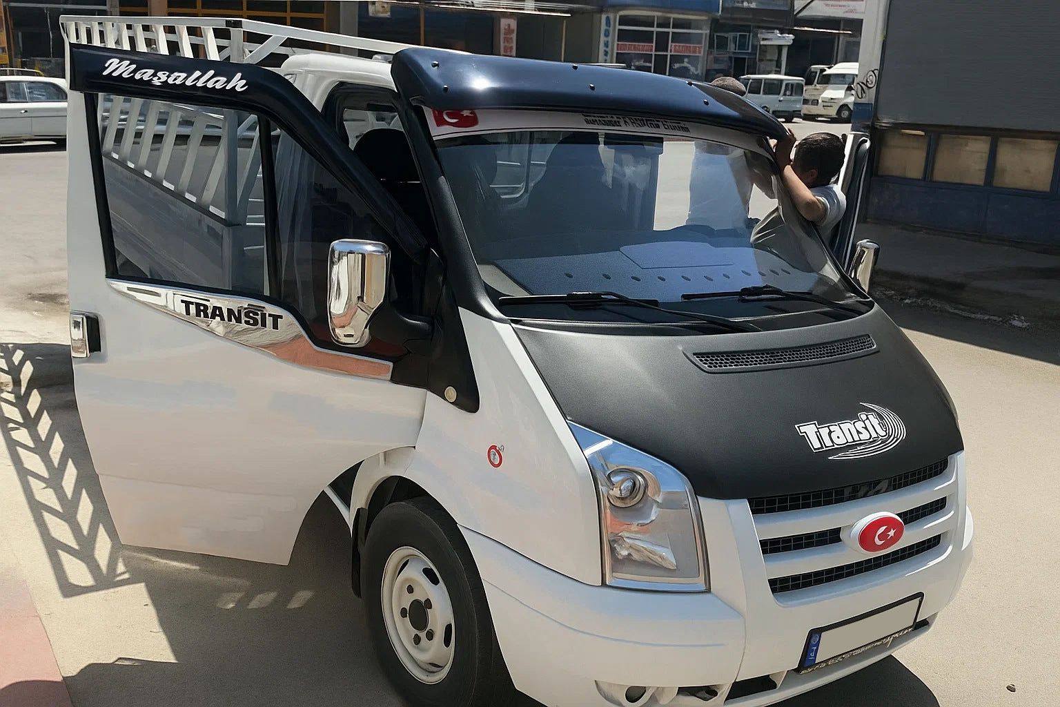 Window Trim Carmos (2 pcs, Stainless Steel) for Ford Transit 2000-2014 - image 3