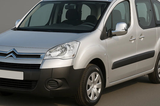 Mirror Covers 2008-2012 (2 pcs, Stainless Steel) for Citroen Berlingo 2008-2018 - image 1