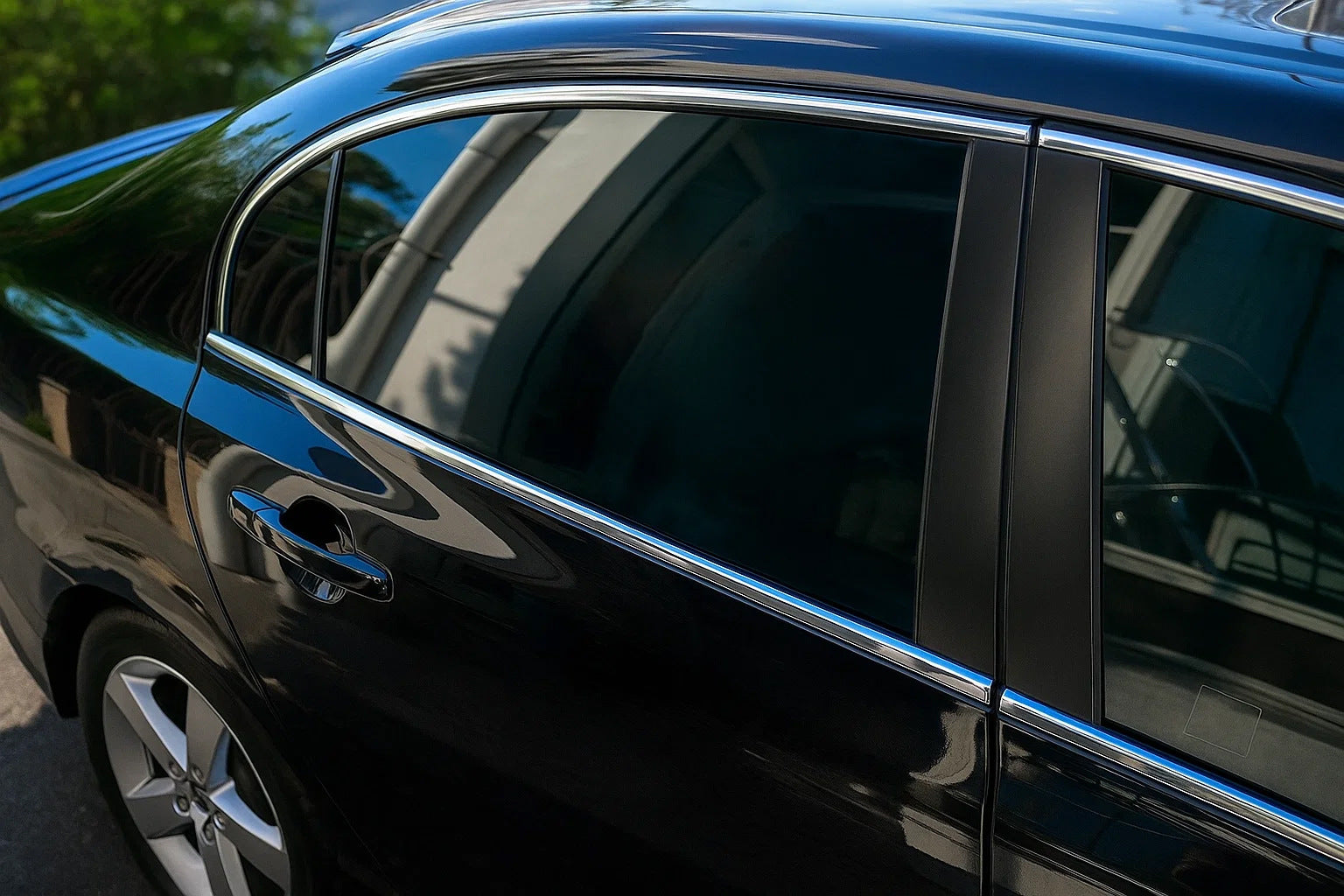 Full Window Trim Stainless Steel (12 pcs) for Honda Civic Sedan VIII 2006-2011 - image 2