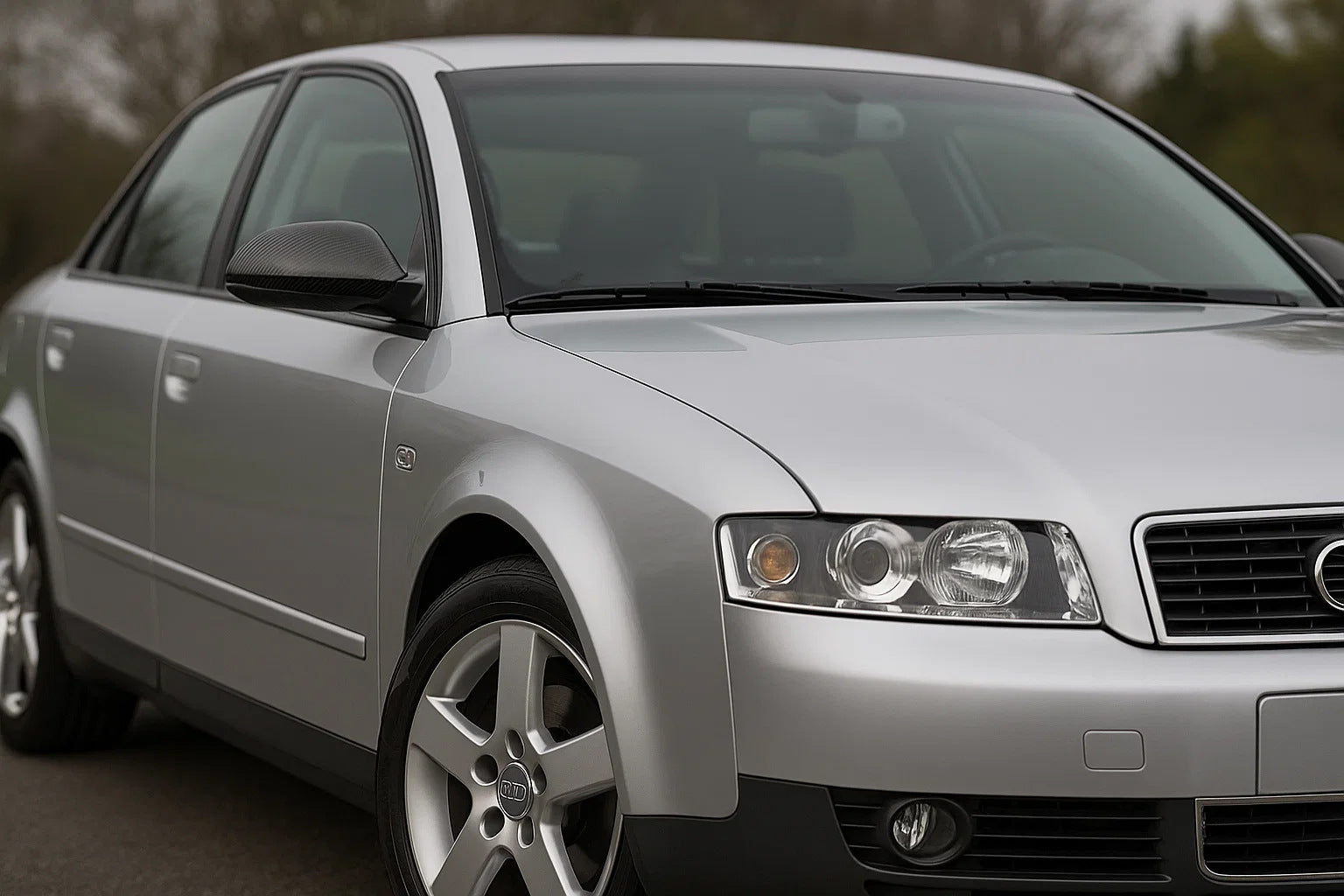 Mirror Covers (2 pcs, Carbon) for Audi A4 B6 2000-2004 - image 3