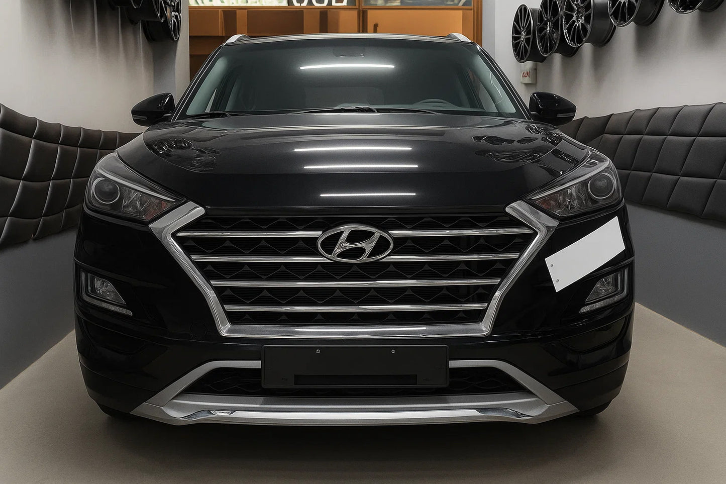 Front and Rear Bumper Extensions 2019+ (2 pcs) for Hyundai Tucson TL 2016-2021 - image 1