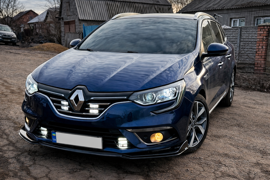 Front bumper lip (black) for Renault Megane IV 2016-2025 - image 1