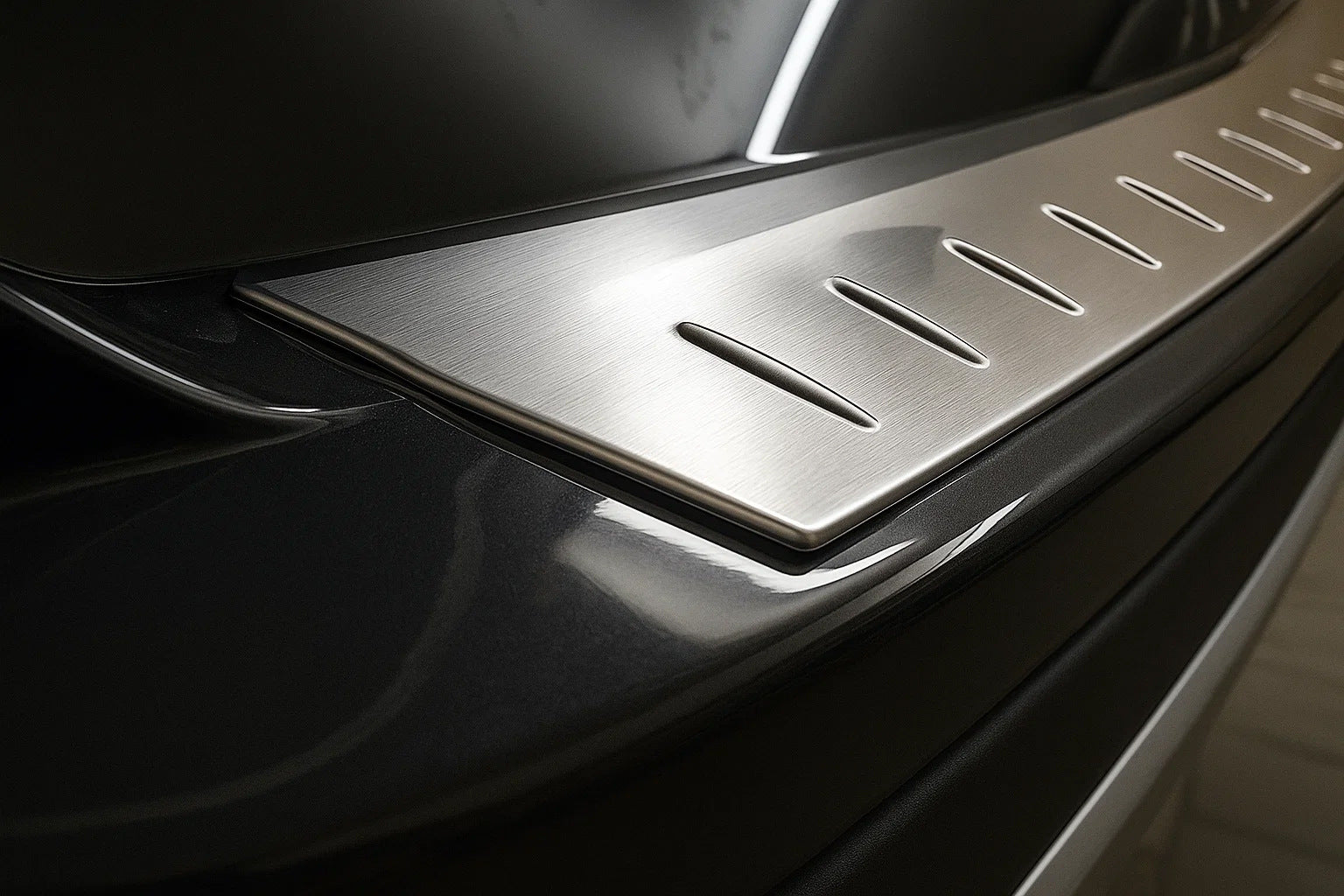 Rear bumper protector Libao (2013-2016, stainless steel) for Toyota Rav 4 2013-2018 - image 3