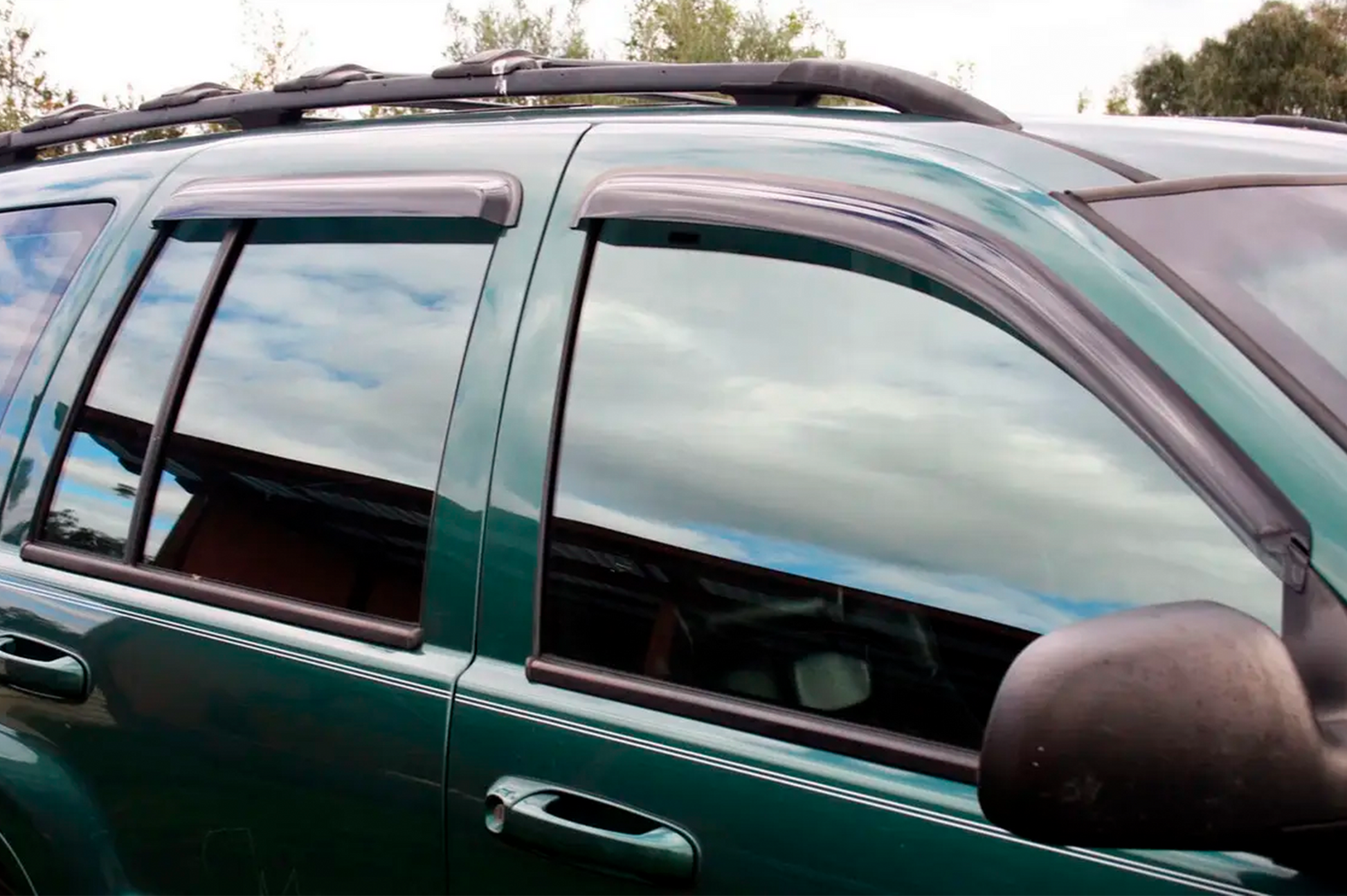 Window Deflectors (4 pcs, HIC) for Jeep Grand Cherokee WJ 1999-2004 - image 3