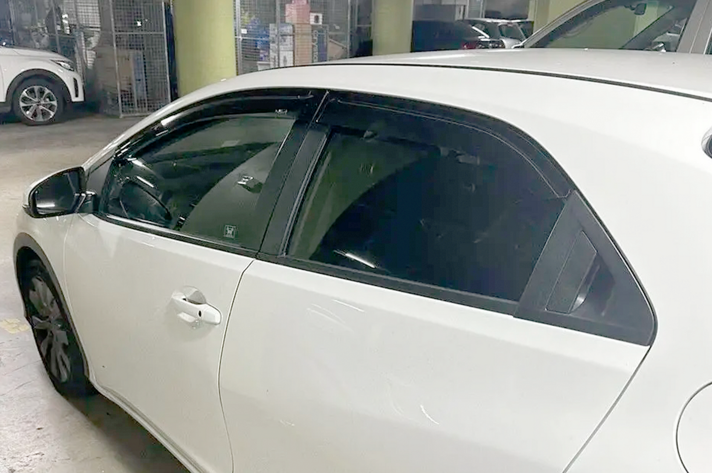 Window Deflectors HB 2012+ (4 pcs, HIC) for Honda Civic HB 2012-2020 - image 3
