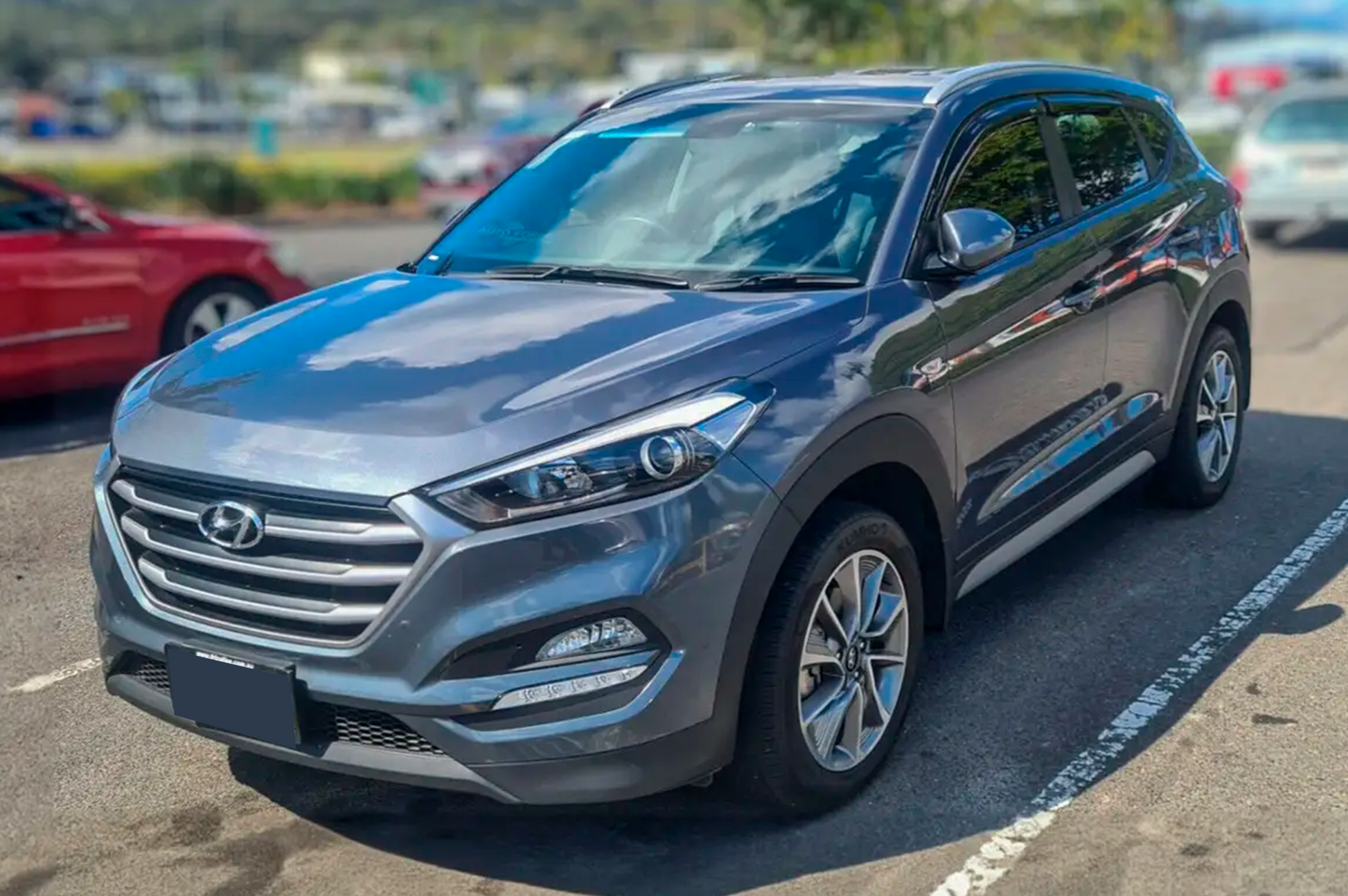 Window Deflectors (4 pcs, HIC) for Hyundai Tucson TL 2016-2021 - image 2