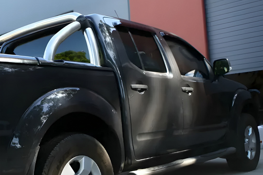 Window Deflectors (4 pcs, HIC) for Nissan Navara 2006-2015 - image 2