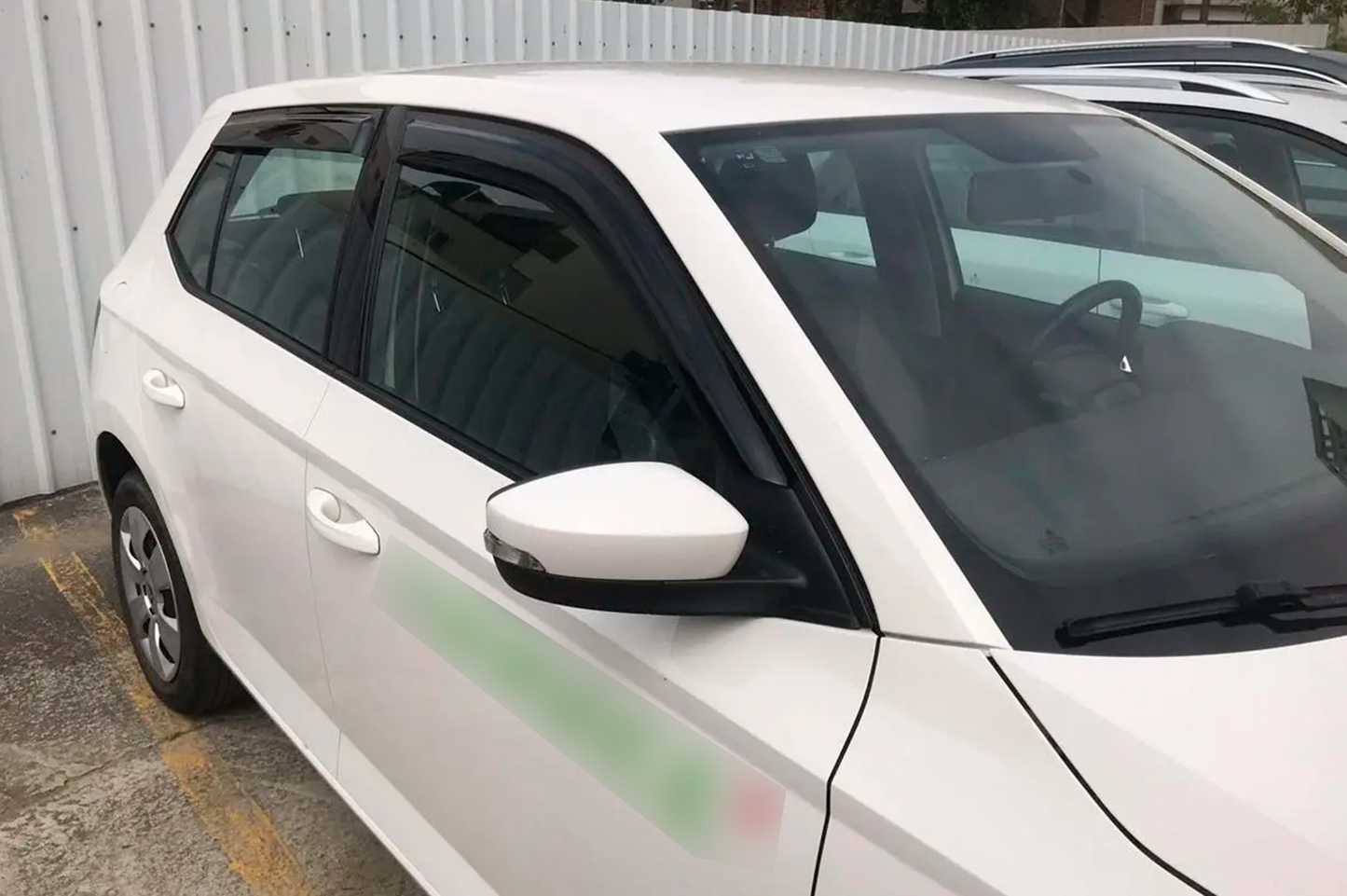Window Deflectors HB (4 pcs, HIC) for Skoda Fabia 2014-2021 - image 1