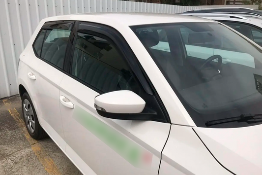 Window Deflectors HB (4 pcs, HIC) for Skoda Fabia 2014-2021 - image 1