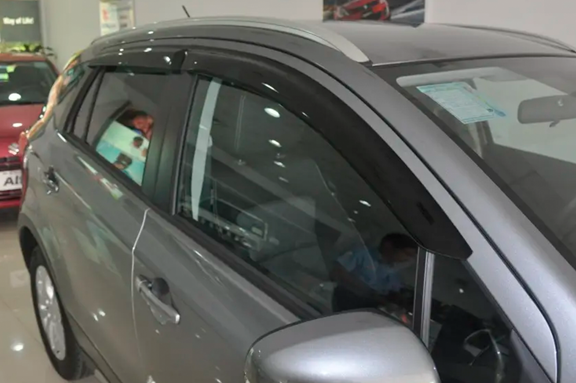 Window Deflectors (4 pcs, HIC) for Suzuki SX4 S-Cross 2013-2016 - image 1