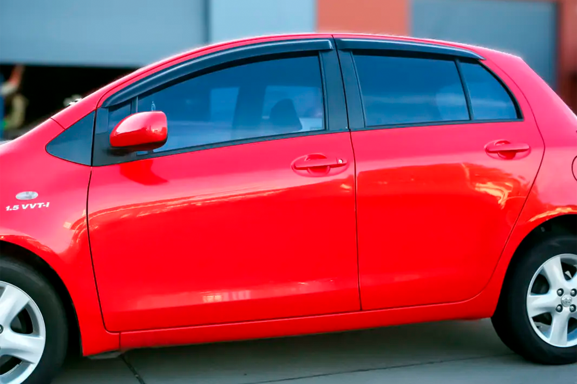 Window Deflectors HB (4 pcs, HIC) for Toyota Yaris 2006-2011 - image 1