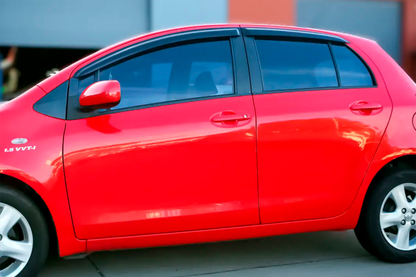 Window Deflectors HB (4 pcs, HIC) for Toyota Yaris 2006-2011 - image 1