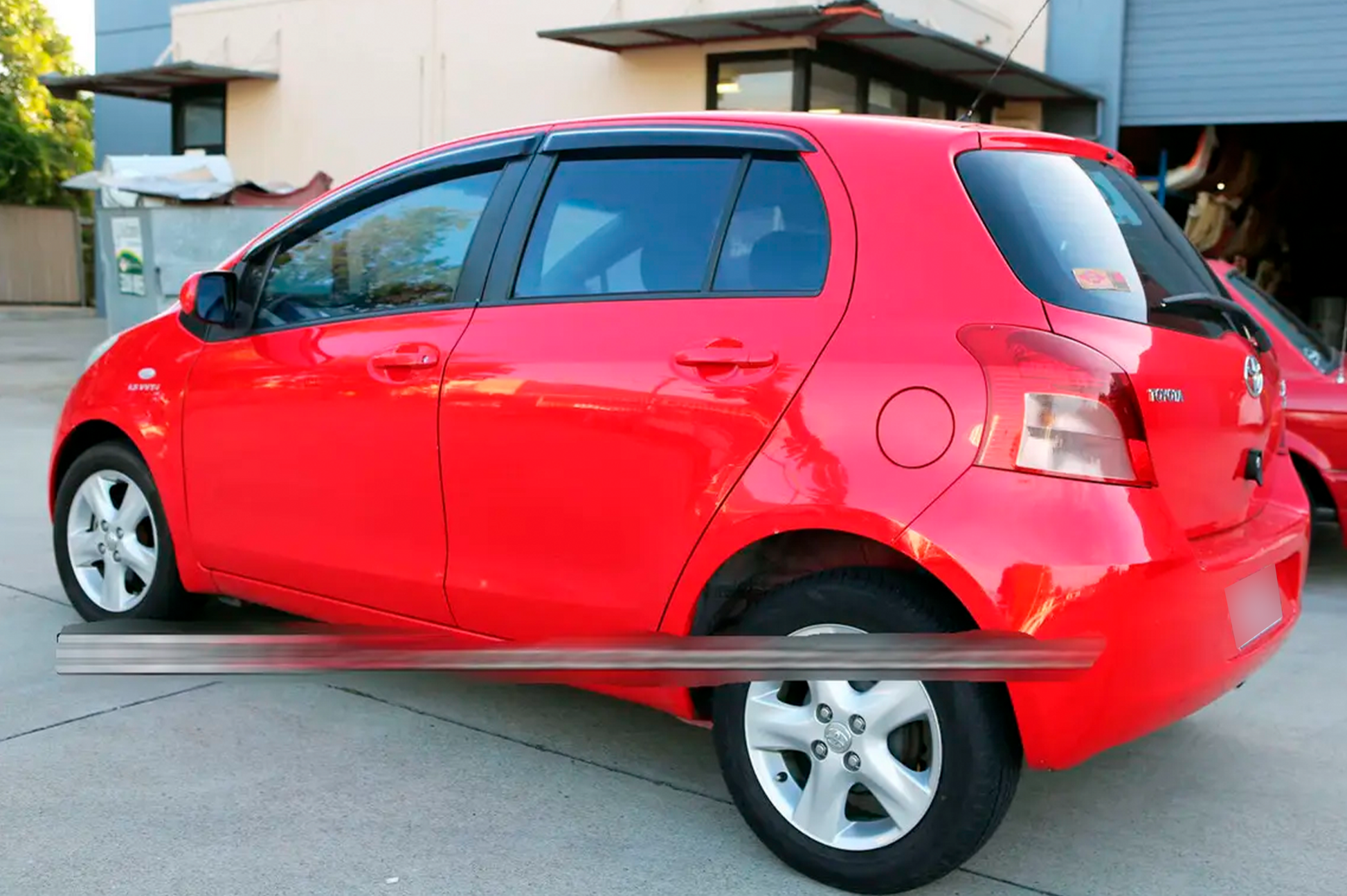 Window Deflectors HB (4 pcs, HIC) for Toyota Yaris 2006-2011 - image 2