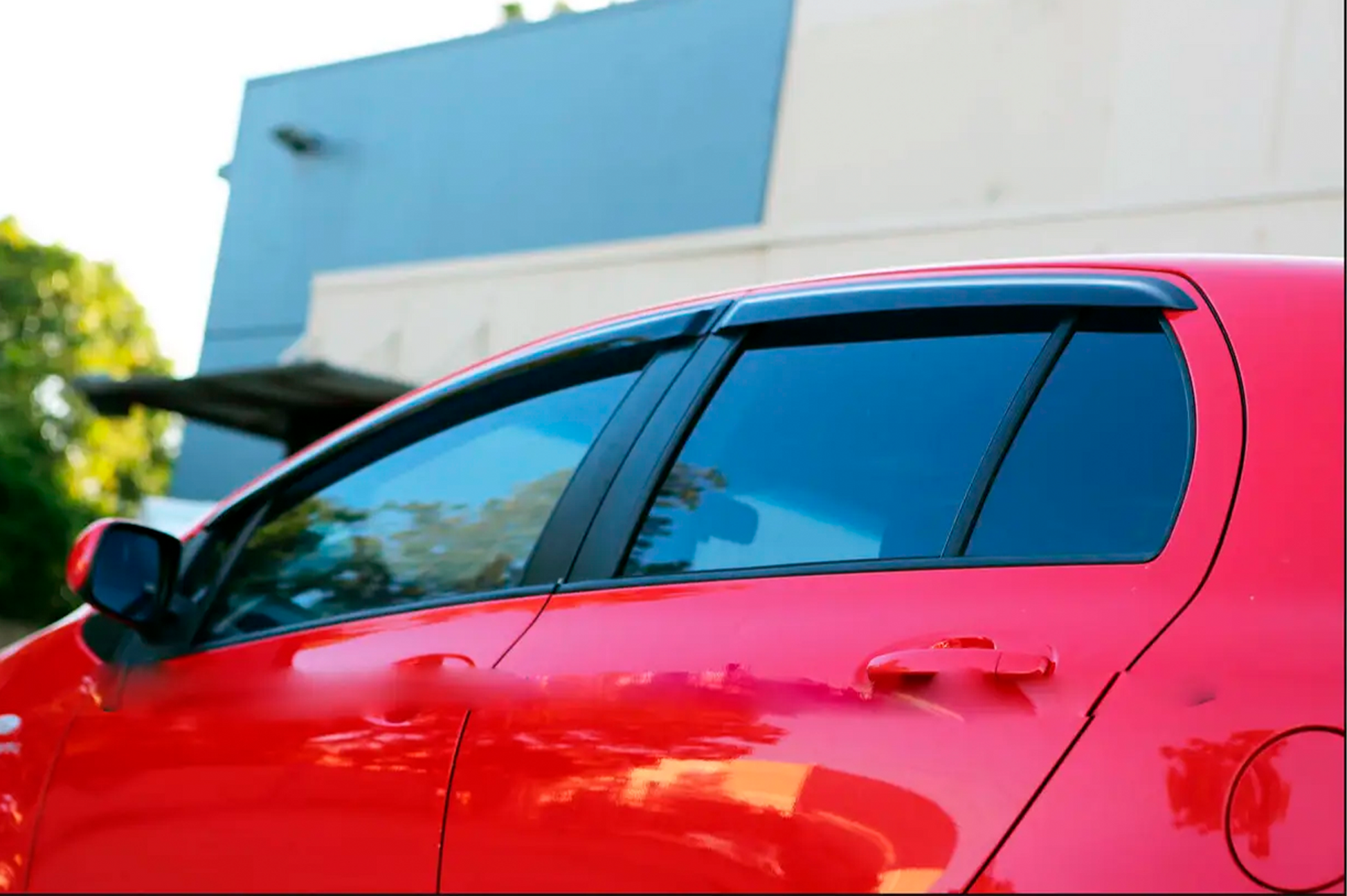 Window Deflectors HB (4 pcs, HIC) for Toyota Yaris 2006-2011 - image 4