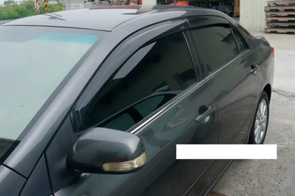 Window Deflectors (4 pcs, HIC) for Toyota Corolla 2007-2013 - image 1