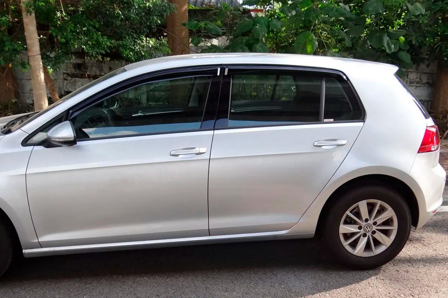 Window Deflectors HB (4 pcs, HIC) for Volkswagen Golf 7/E-Golf 2012-2020 - image 2