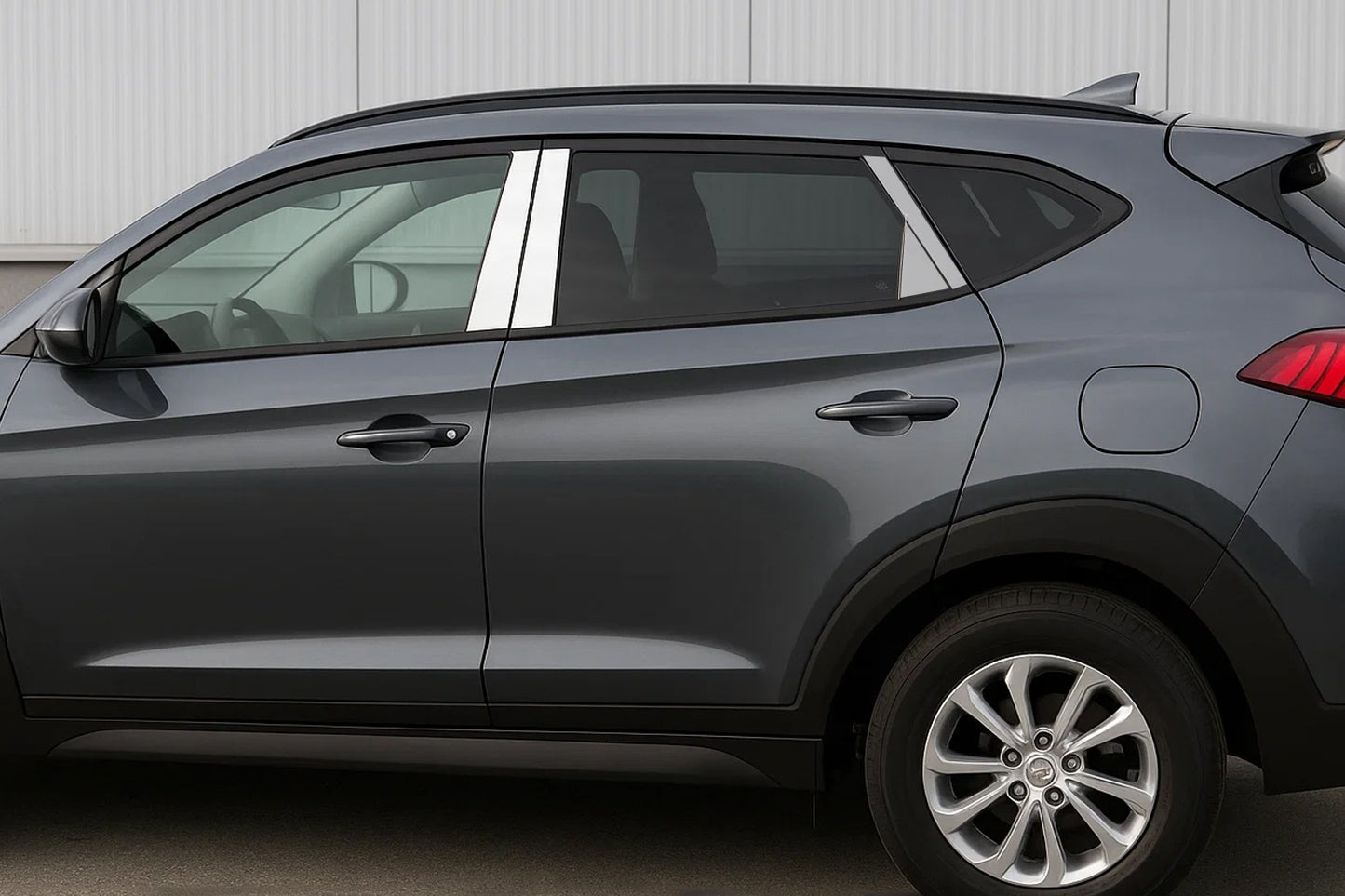 Stainless Steel Pillar Covers for Hyundai Tucson TL 2016-2021 - image 1