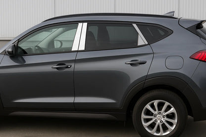 Stainless Steel Pillar Covers for Hyundai Tucson TL 2016-2021 - image 1