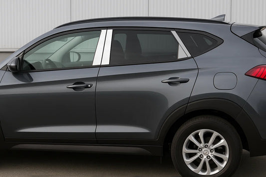 Stainless Steel Pillar Covers for Hyundai Tucson TL 2016-2021 - image 1