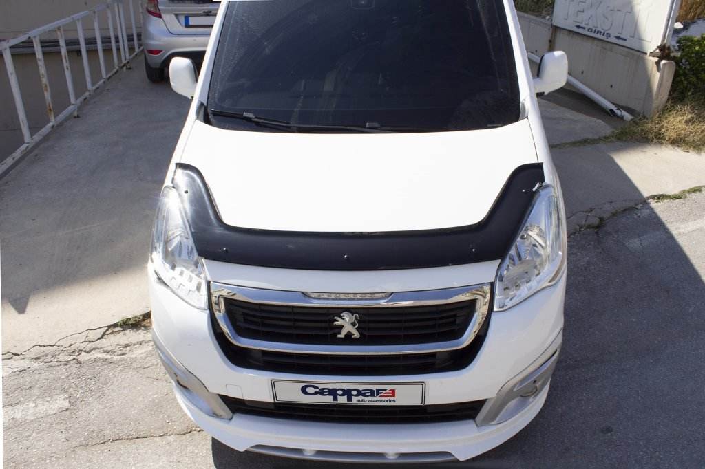 The hood deflector (EuroCap long) for Citroen Berlingo 2008-2018 - Reelken Auto