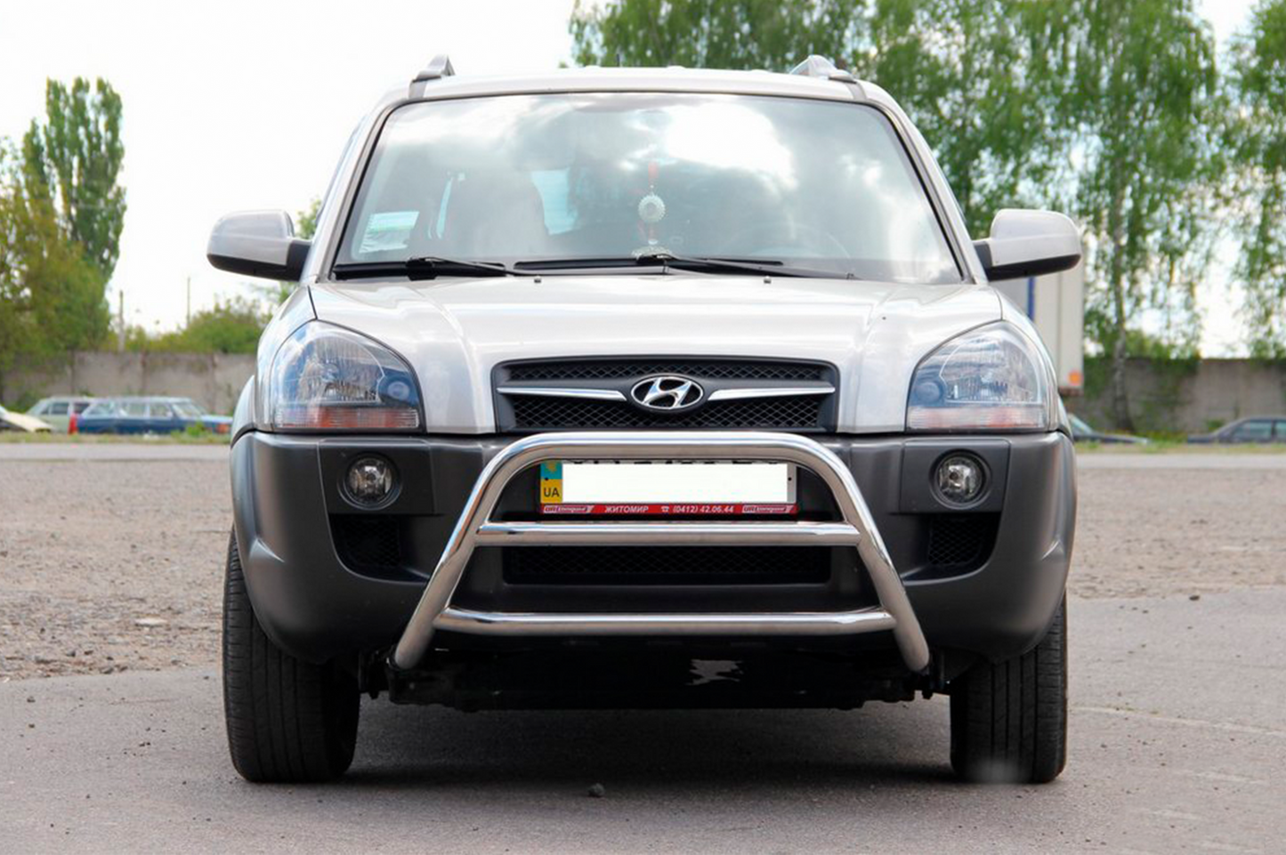 Bull Bar WT022 (Stainless Steel) for Hyundai Tucson JM 2004- - image 2