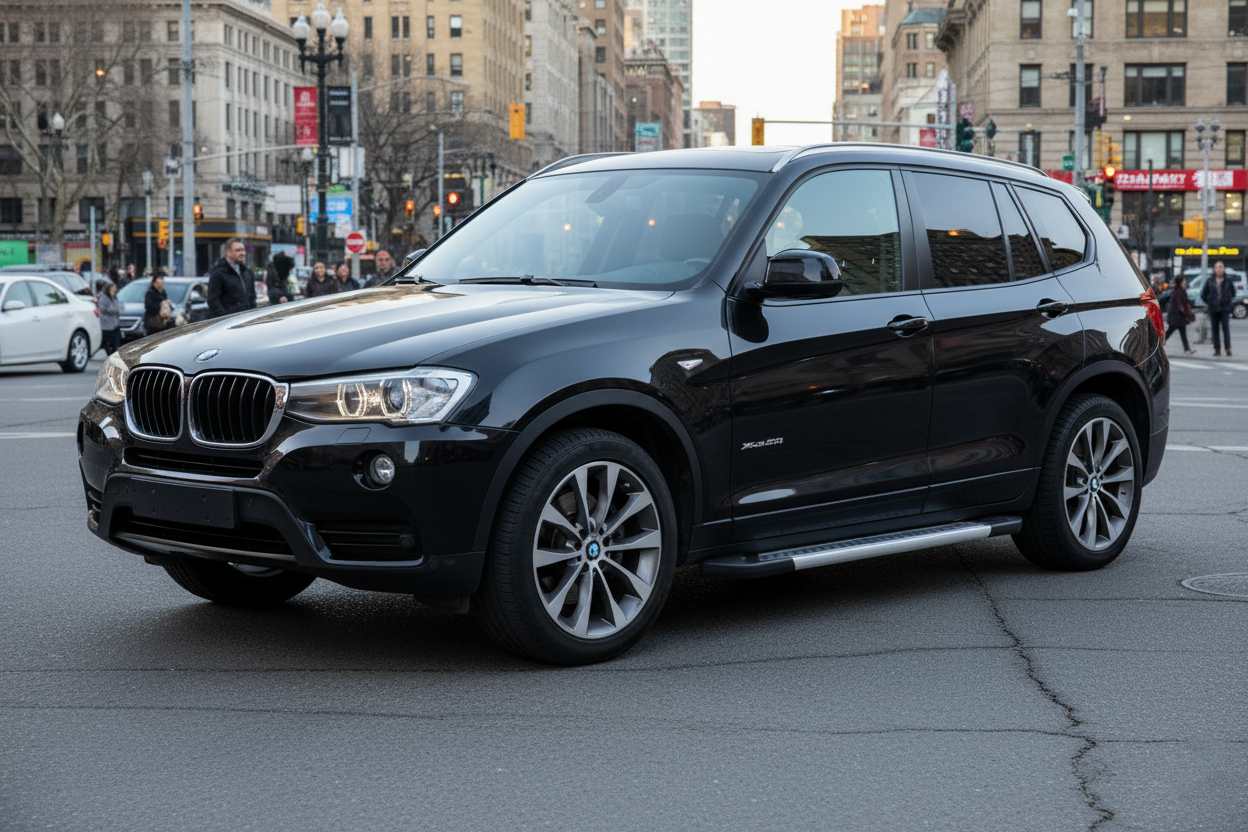 Side Steps Vision New Grey (2 pcs, Aluminum) for BMW X3 F-25 2011-2018 - image 1