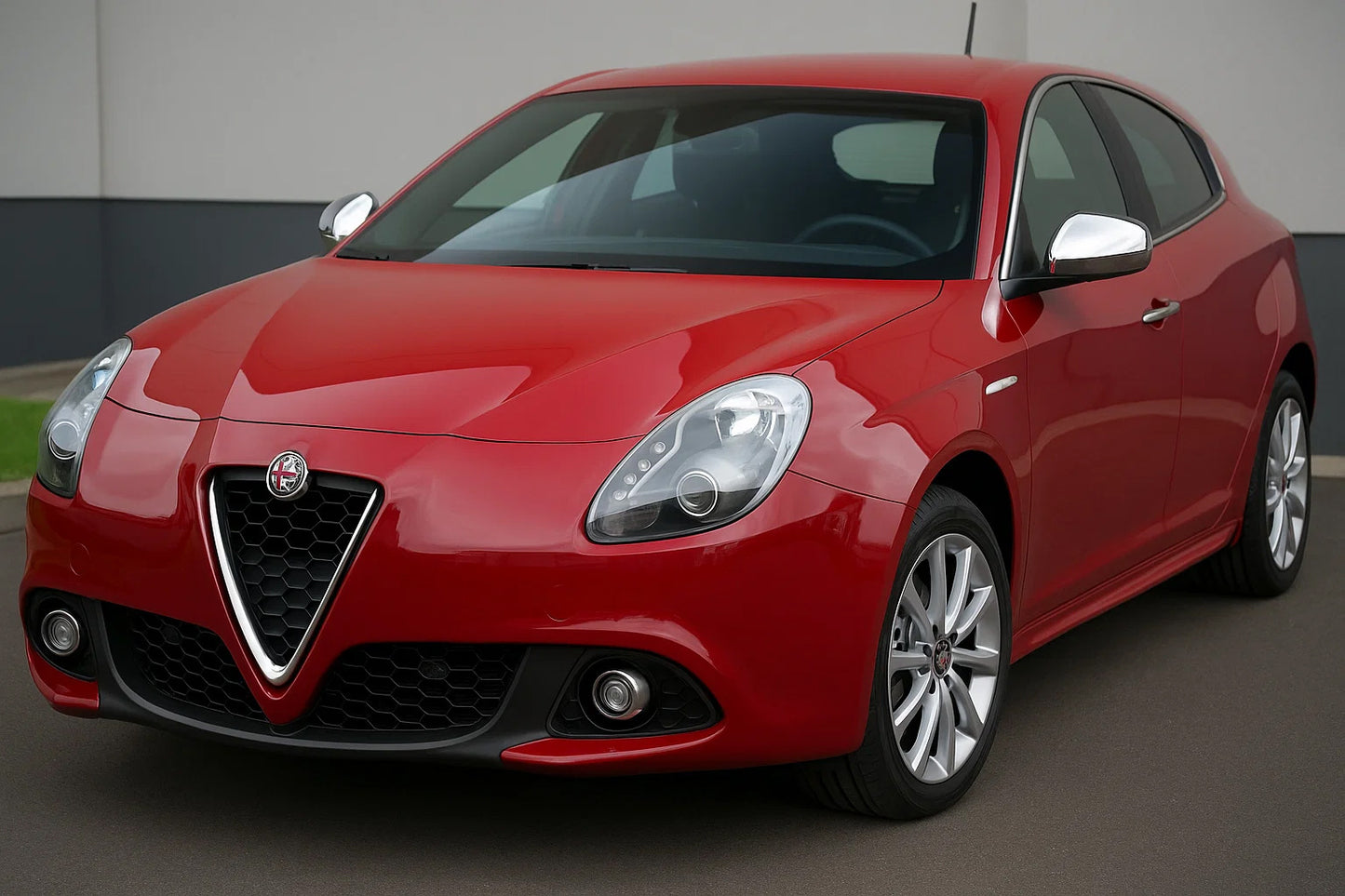 Mirror Covers (2 pcs, Stainless Steel) Carmos for Alfa Romeo Giulietta 2010-2020 - image 1