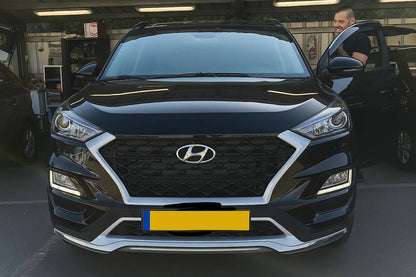 Front and Rear Bumper Extensions 2019+ (2 pcs) for Hyundai Tucson TL 2016-2021 - image 4