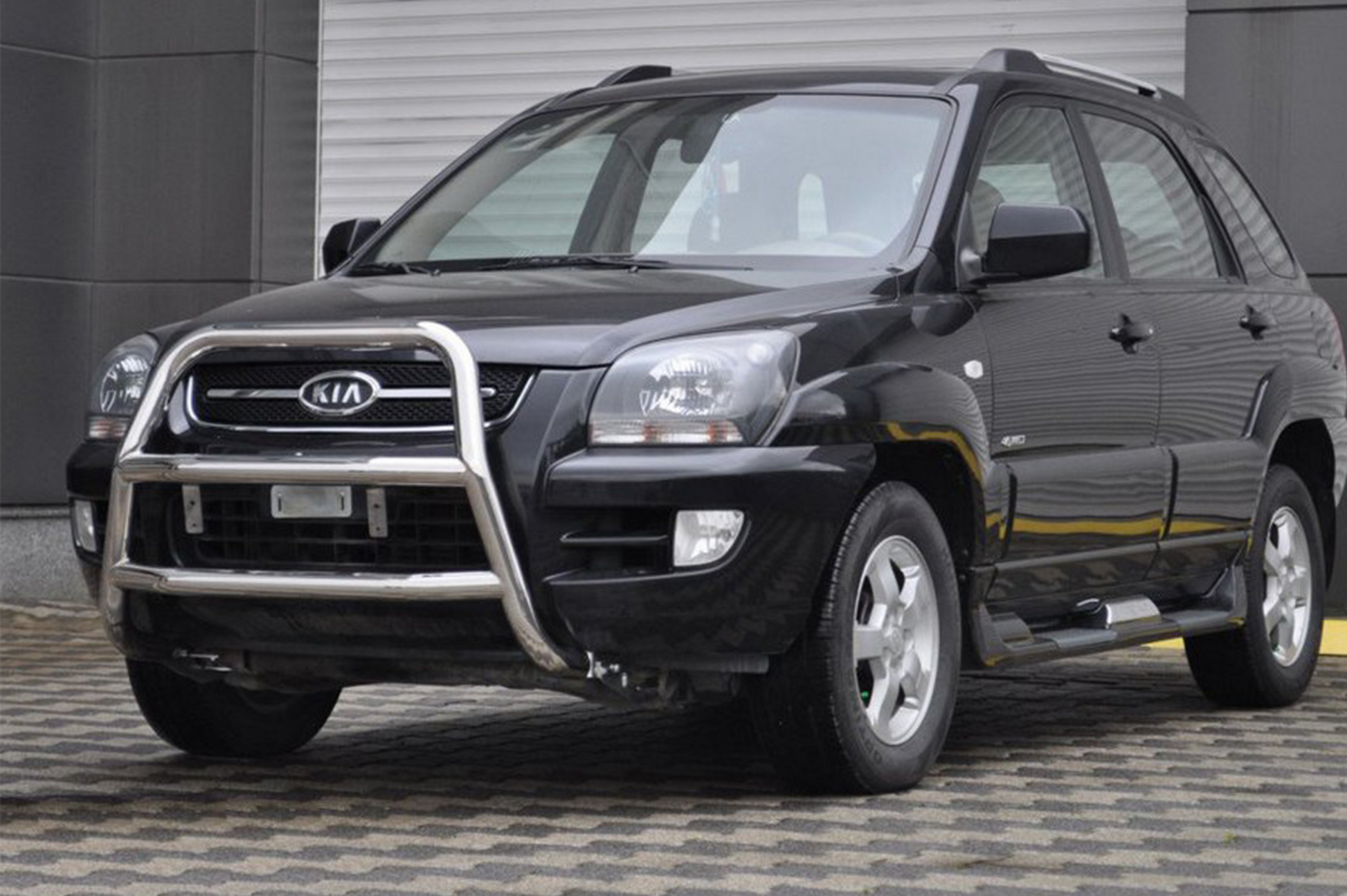 Bull Bar WT018 (Stainless Steel) for Kia Sportage 2004-2010 - image 1