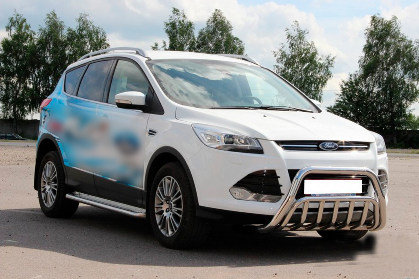 Bull Bar WT002 (Stainless Steel) for Ford Kuga/Escape 2013-2019 - image 2