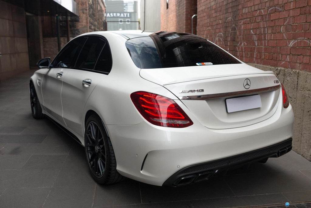 Body kit with full rear bumper (AMG C63-designs 2014-2018) for Mercedes C-class W205 2014-2021 - Reelken Auto
