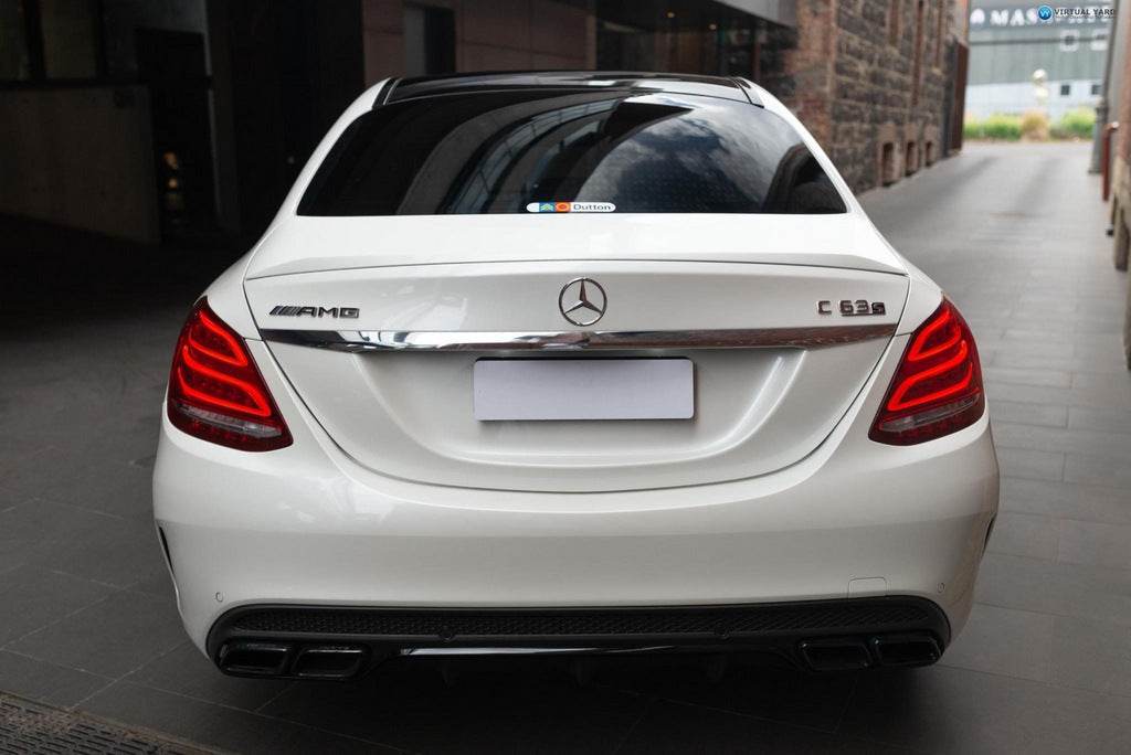 Body kit with full rear bumper (AMG C63-designs 2014-2018) for Mercedes C-class W205 2014-2021 - Reelken Auto