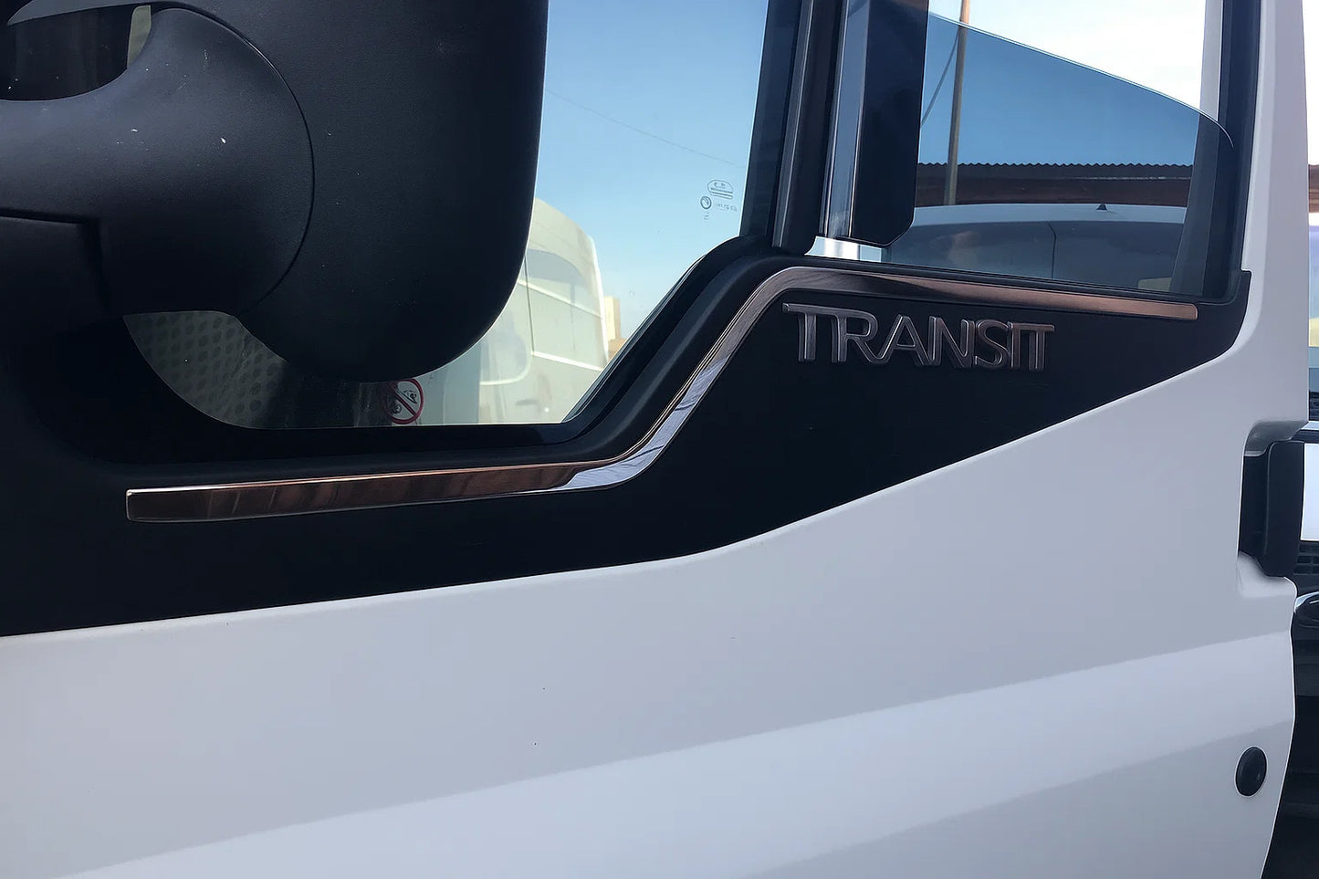 Window Trim Stainless Steel (2 pcs) for Ford Transit 2000-2014 - image 1