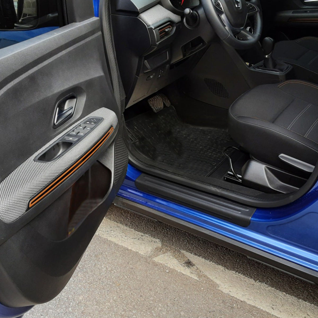 Door Sill Covers EuroCap (4 pcs, ABS) for Dacia Sandero 2021- - image 1