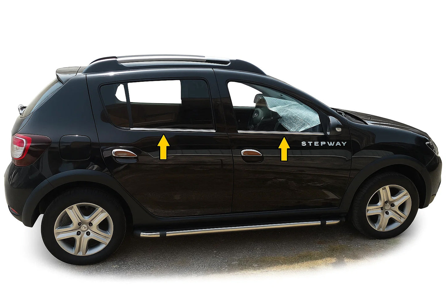 Window Trim Stainless Steel (4 pcs) for Renault Sandero 2013-2022 - image 1