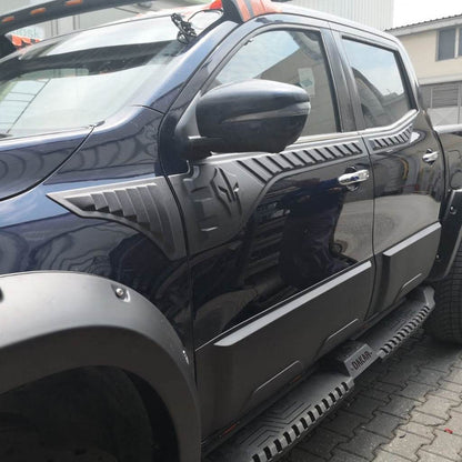 Upper door molding (6 pcs., ABS) for Mercedes X class - Reelken Auto