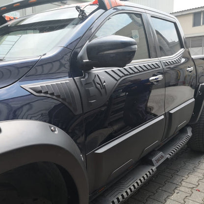 Upper Door Moldings (6 pcs, ABS) for Mercedes X class 2017-2020 - image 3