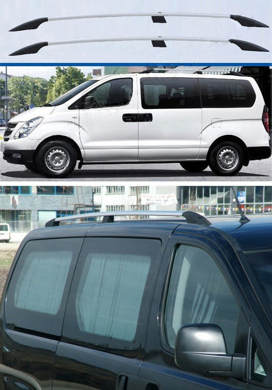 Chrome Roof Rail for Hyundai H300, H1, Starex 2008-2020 - image 1