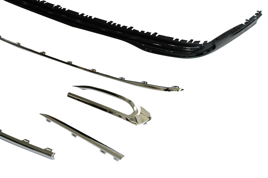 Rear diffuser with chrome for Audi A8 2018- - image 5