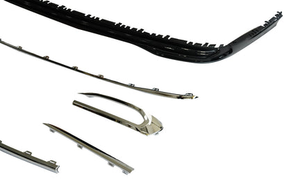 Rear diffuser with chrome for Audi A8 2018- - image 5