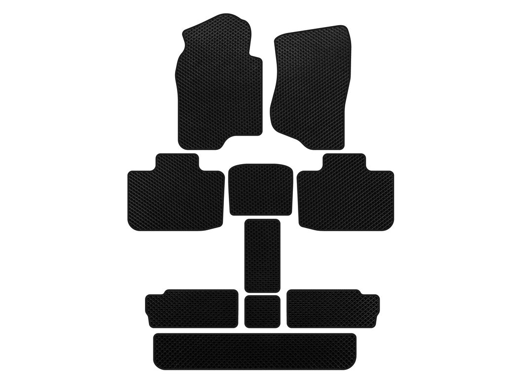 EVA Floor Mats (3 Rows, Black) for Cadillac Escalade 2007-2014 - image 1