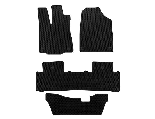 EVA Floor Mats (3 Rows, Black) for Acura MDX 2013-2020 - image 1