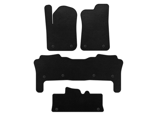 EVA Floor Mats (3 Rows, Black) for Infiniti QX56 2010-2013 - image 1