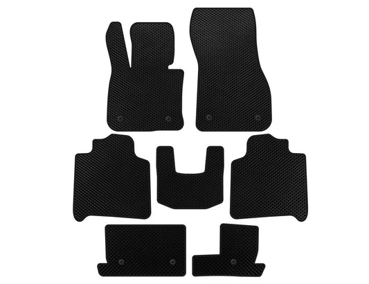 EVA floor mats (For F46, 3 rows, Black) for BMW 2 series Active Tourer F45/46 2014-2021 - image 1
