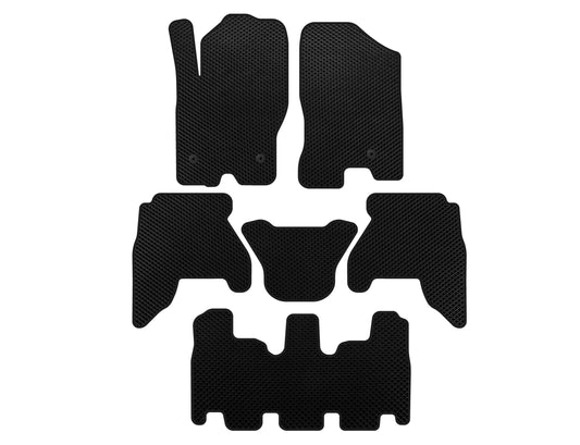 EVA Floor Mats (3 Rows, Black) for Nissan Pathfinder R51 2005-2014 - image 1
