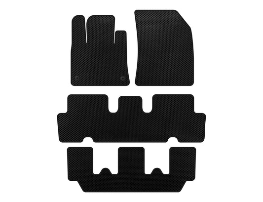 EVA mats (3 rows, Black) for Citroen C-4 Picasso 2013-2022 - image 1