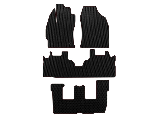 EVA Floor Mats (3 Rows, Black) for Toyota Prius - image 1