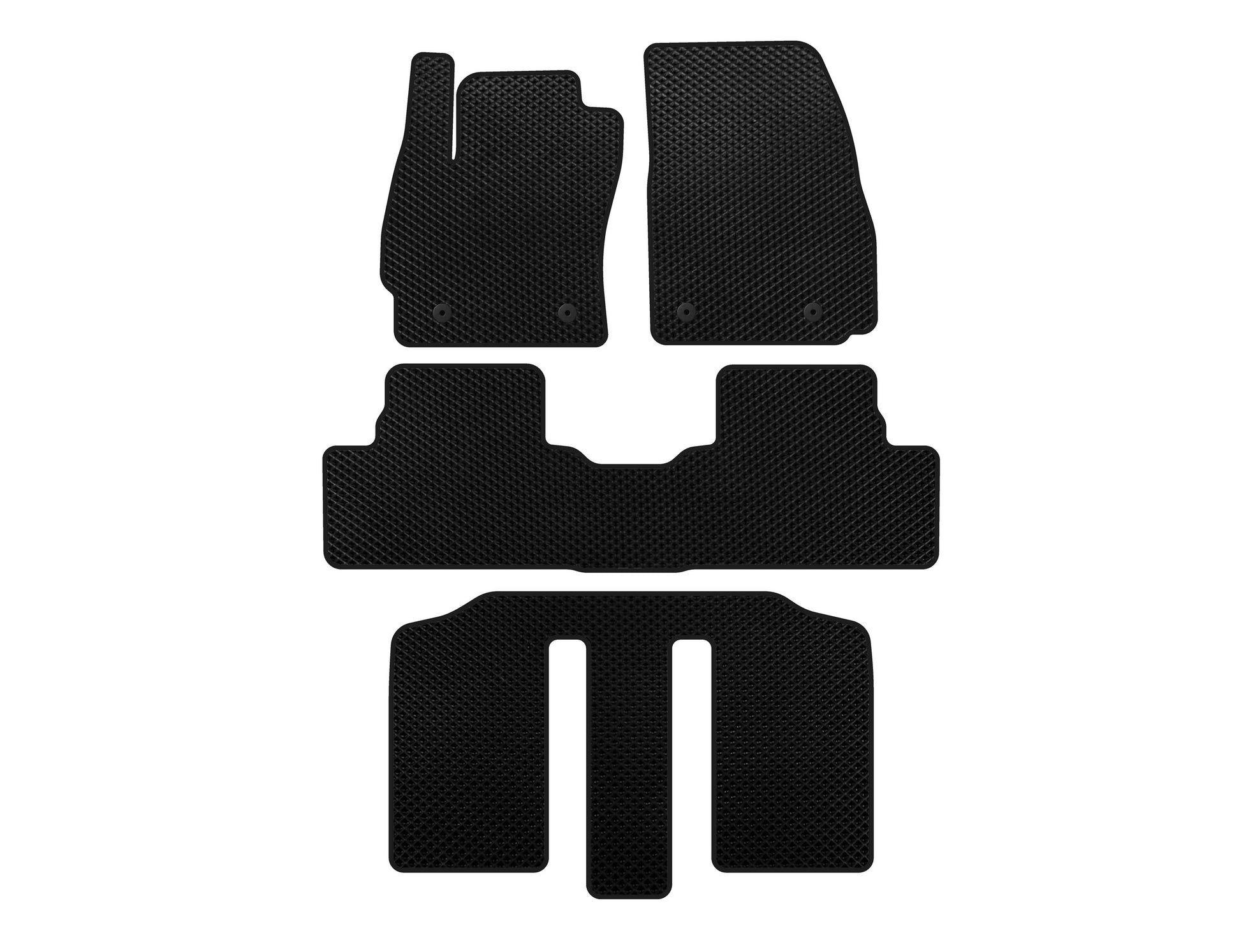 EVA Floor Mats (3 Rows, Black) for Mazda 5 2010-2018 - image 1
