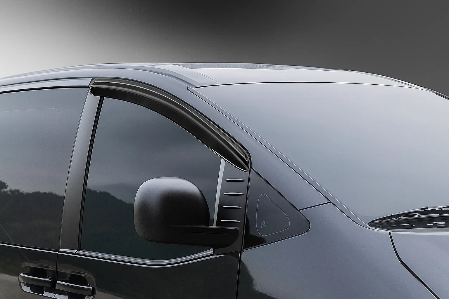 Window Deflectors Niken Luxury (2 pcs) for Hyundai Staria 2021- - image 1